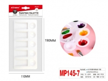 Dažų maišymo paletė 110x190mm baltos spalvos MOTARRO