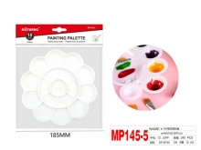 Dažų maišymo paletė 185mm baltos spalvos MOTARRO