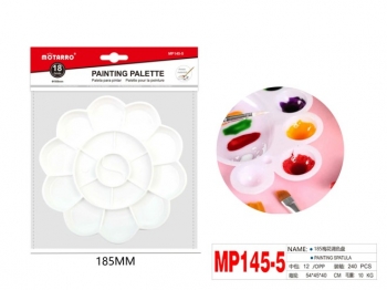 Dažų maišymo paletė 185mm baltos spalvos MOTARRO