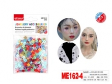 Dekoracja Blizgančios lapo formos karoliukų žvyneliai 10mm 20 g MOTARRO