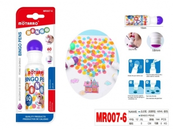 Taškavimo rašiklis BINGO 60ml violetinės sp. MOTARRO