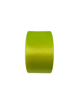 Atlasinė juostelė 50mm x32m (35Y) neoninė geltona spalv