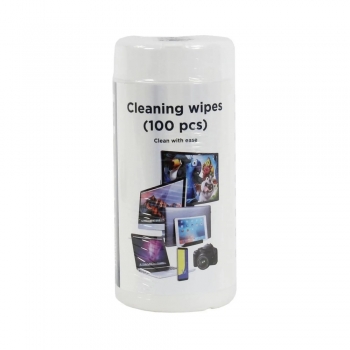 Drėgnos servetėlės kompiuterio valymui 100 vnt