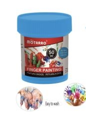 Dažai piešimo pirštais 50ml mėlynos sp MOTARRO