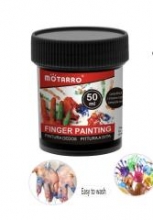 Dažai piešimo pirštais 50ml juodos sp MOTARRO 1 vnt