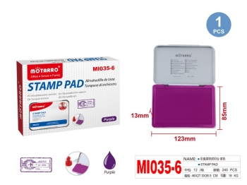 Tušo pagalvėlė antspaudams 85x123mm violetinės sp MOTARRO