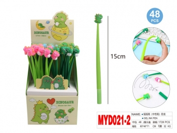 Tušinukas gelinis 0,5mm mėlynos sp. DINOZAURAS MOTARRO