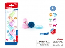 Antspaudėlių rinkinys 6vnt 25mm MOTARRO