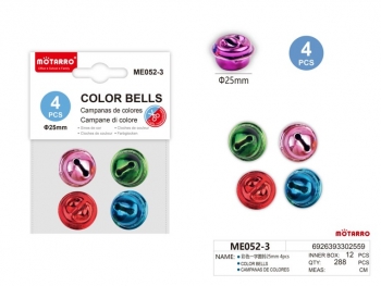 Varpeliai 25mm 4vnt įvairių sp MOTARRO