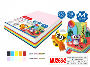 Spalvotas popierius MOTARRO 80gr 250lapų