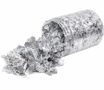 Auksavimo folijos drožlės,sidabro imitacija