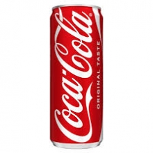 Gazuotas gaivusis gėrimas COCA COLA, 0,33l skardinė