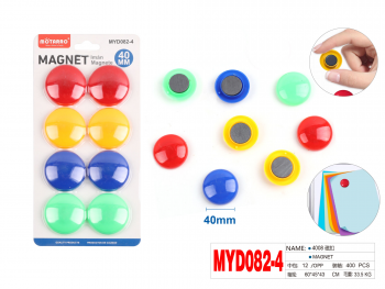 Magnetai 40mm 8vnt 4-ios spalvos MOTARRO