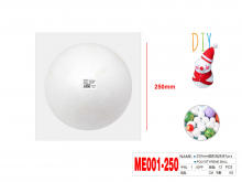 Burbulas iš polistirolio diametras 250mm 1vnt MOTARRO