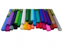 Krepinis popierius įvairių spalvų 0.5x2m.