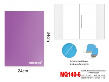 Segtuvas A4 su įsegėle kartoninis violetinės sp. MOTARRO