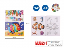 Spalvinimo knygelė 8l. MOTARRO