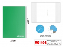 Segtuvas A4 su įsegėle kartoninis žalios sp. MOTARRO
