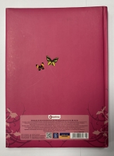 Užrašų knygutė DRUGELIS, kartono viršelis