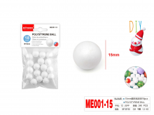 Burbulai iš polistirolio diametras 15mm 18vnt MOTARRO