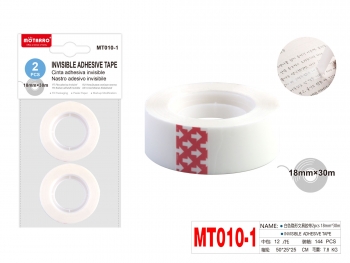 Lipni juosta baltos sp 18mm x 30m 2vnt MOTARRO