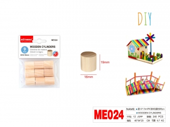 Mediniai cilindrai 16x19mm 9vnt MOTARRO