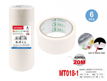 Lipni juosta popierinė 45mm x 20m MOTARRO