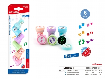 Antspaudėlių rinkinys 6vnt 25mm MOTARRO