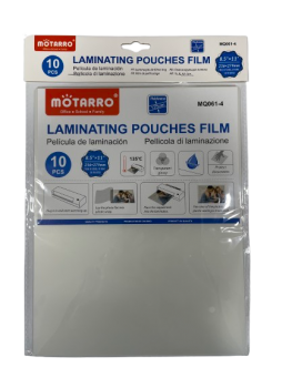 Laminavimo vokeliai 216x279mm 125mic 10lapų MOTARRO