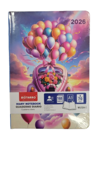 Darbo knyga 2026 m A5 anglų kalba MOTARRO