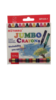 Kreidelės vaškinės 12-ą sp MOTARRO JUMBO