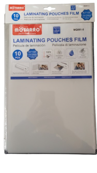 Laminavimo vokeliai 216x330mm 125mic 10lapų MOTARRO