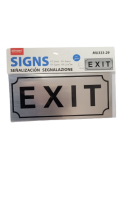 Lentelė aliumininė EXIT klijuojama 200x90mm MOTARRO