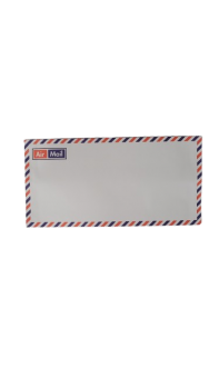 Vokai baltos sp su spalvotu kraštu 110x220mm 50vnt MOTARRO