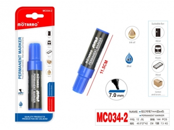 Markeris MOTARRO permanentinis 7,0mm mėlynos sp