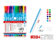 Tušinukų rinkinys 1.0mm 12spalvų MOTARRO