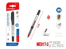 Tušinukas rašalinis MOTARRO 0,5mm raudonos spalvos