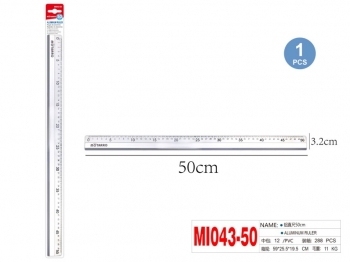 Liniuotė 50cm aliumininė MOTARRO