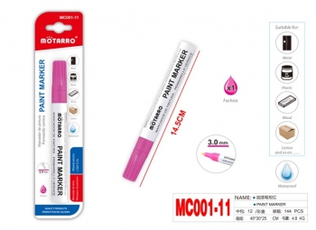 Markeris MOTARRO aliejinis 3,0mm rožinės spalvos