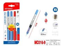 Tušinukas rašalinis MOTARRO 0,5mm 3vnt 2-i spalvos