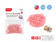 Karoliukai 4x4mm koralų sp 12g MOTARRO
