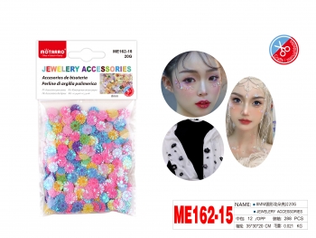 Dekoracija Blizgančios gėlių formos žvyneliai 8mm 20g MOTARRO