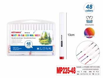 Flomasteriai nuplaunami trikampio formos 48spavos MOTARRO