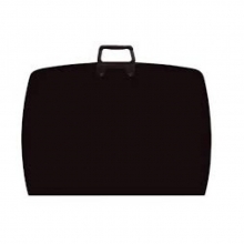 Dėklas-rankinė brėžiniams B2 55x75cm, su užtrauktuku, 1skyrius, juoda SPREE
