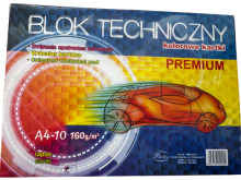 Kartonas spalvotas dvipusis A4 160g. 10 lapų