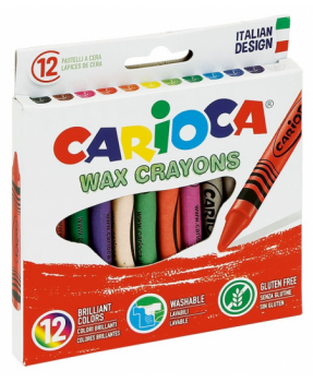 Vaškinės kreidelės 12sp. CARIOCA