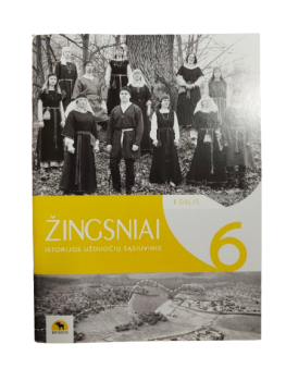 Žingsniai. Istorijos užduočių sąsiuvinis 6 klasei, 1 dalis 2025m
