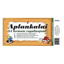 Aplankalai A4 reguliuojami, PVC 100 mic., 5 vnt. 5-OZV-46