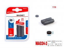 Magnetai 25vnt 12mm MOTARRO