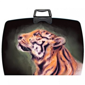 Dėklas - rankinė brėžiniams 38 X 55 cm, su užtrauktuku, 1 skyrius, TIGER